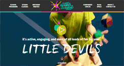 Desktop Screenshot of littledevilscircus.com.au